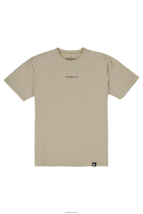 YoungLA män 401 t-shirts med domkrafter sandtvätt Kläder 62TXL138