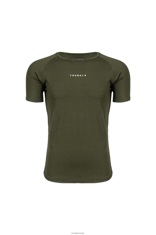 YoungLA män 403 elit tees oliv Kläder 62TXL424