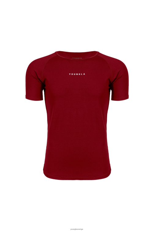 YoungLA män 403 elit tees vinröd Kläder 62TXL422