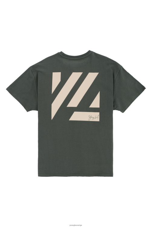 YoungLA män 413 överdimensionerade blockskjortor skog grön Kläder 62TXL262