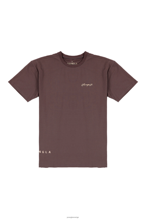 YoungLA män 414 signatur t-shirts vintvätt Kläder 62TXL292