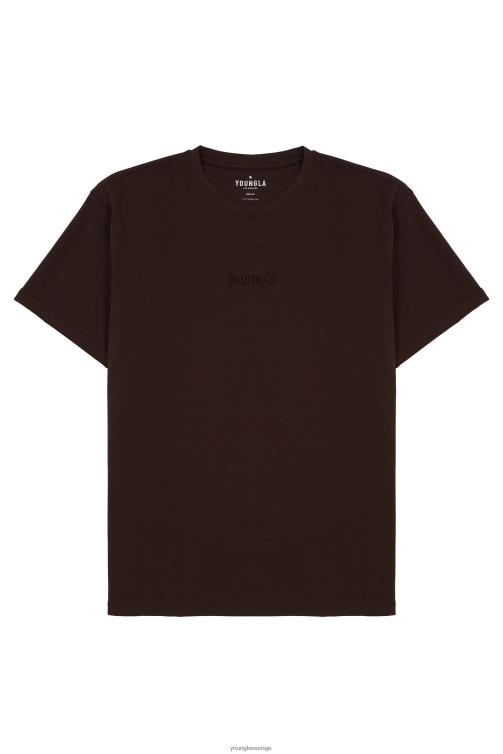 YoungLA män 418 resist tees choklad Kläder 62TXL129