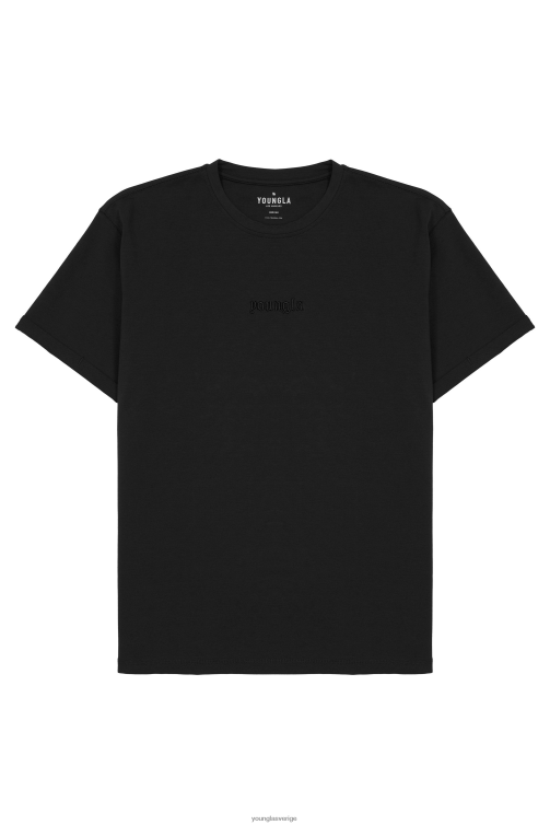 YoungLA män 418 resist tees svart Kläder 62TXL128