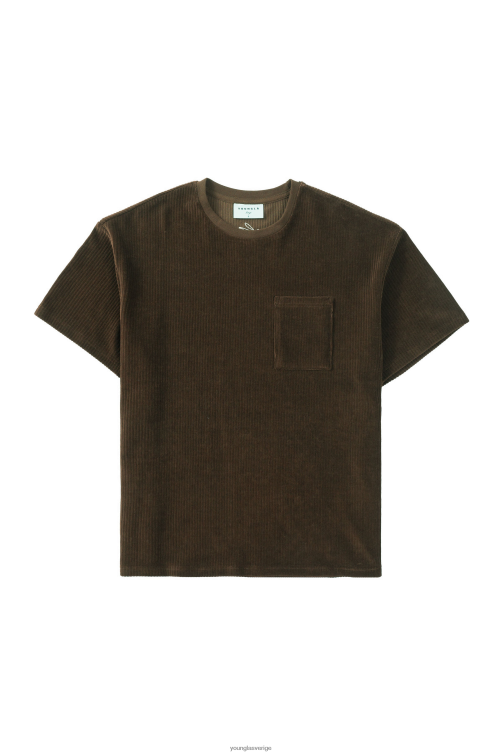 YoungLA män 419 sladdsamling - tees oliv Kläder 62TXL351