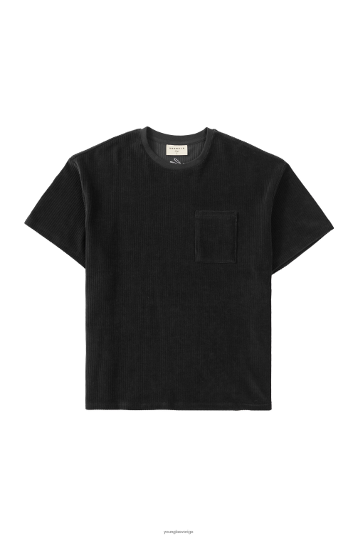 YoungLA män 419 sladdsamling - tees svart Kläder 62TXL347