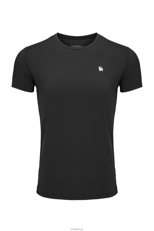 YoungLA män 423 zephyr kompression kort ärm svart Kläder 62TXL140