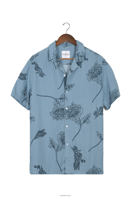 YoungLA män 445 cabo vibez skjortor tryckta sifi blommar Kläder 62TXL318