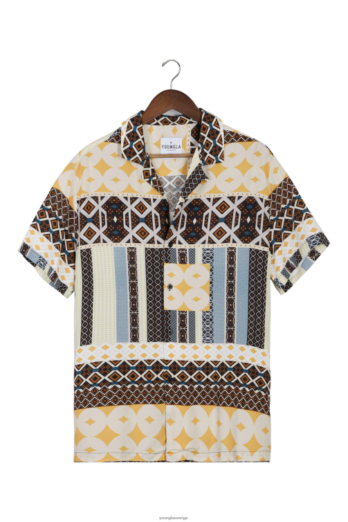 YoungLA män 445 cabo vibez skjortor tryckta stamresor Kläder 62TXL319