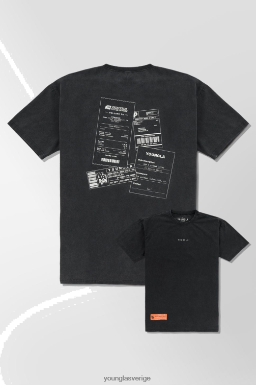 YoungLA män 449 tvättade dropptröjor postkontor Kläder 62TXL274