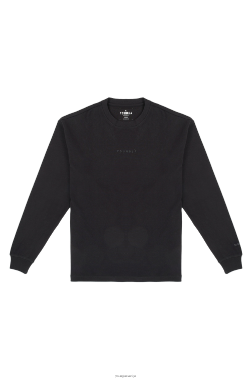 YoungLA män 450 molnskum långa ärmar svart Kläder 62TXL410