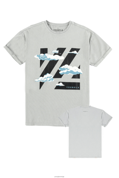 YoungLA män 452 flocken tees blockfest Kläder 62TXL270