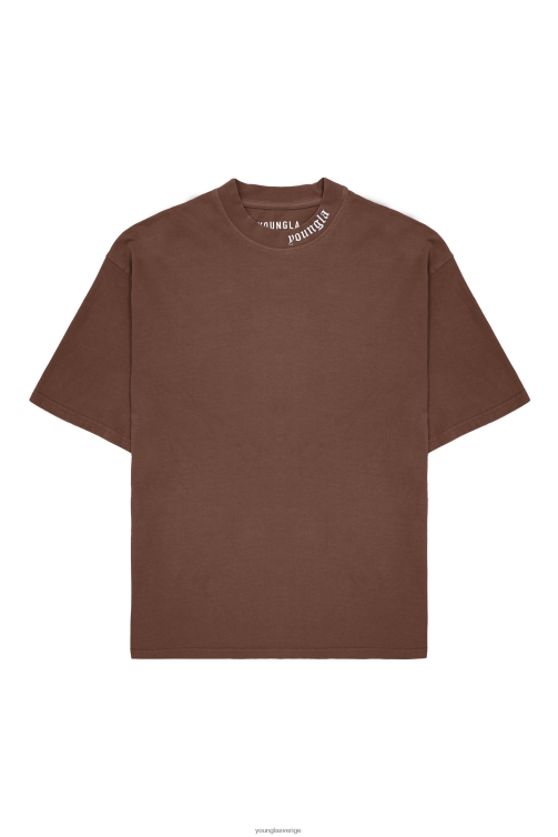 YoungLA män 467 romerska tees varm kola Kläder 62TXL152