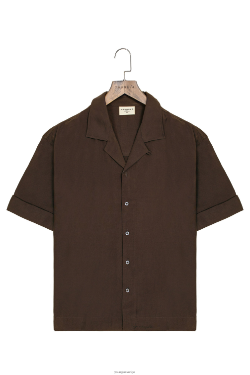 YoungLA män 468 klass skjortor brun Kläder 62TXL156