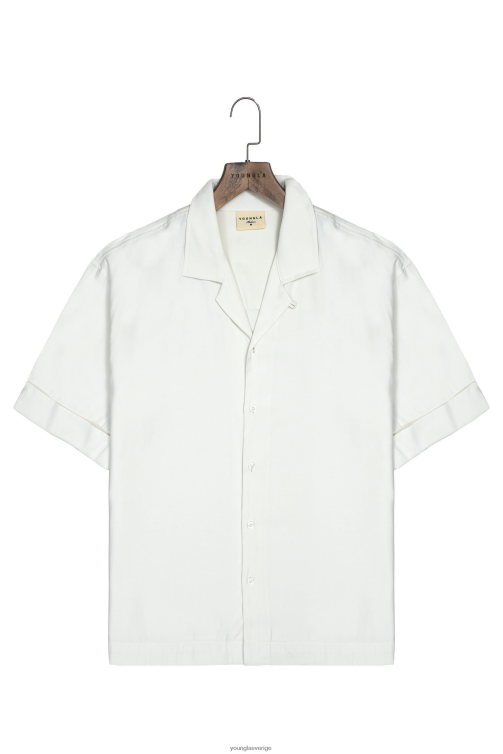 YoungLA män 468 klass skjortor off-white Kläder 62TXL157