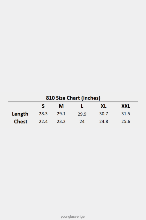 YoungLA män 810 varumärke långärmad vit Kläder 62TXL432