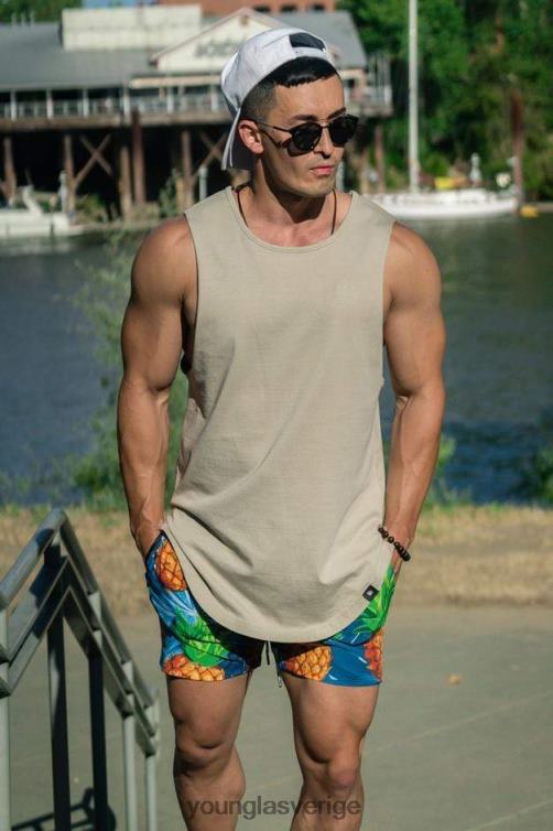 YoungLA män 308 muskeltankar svamp Kläder 62TXL85