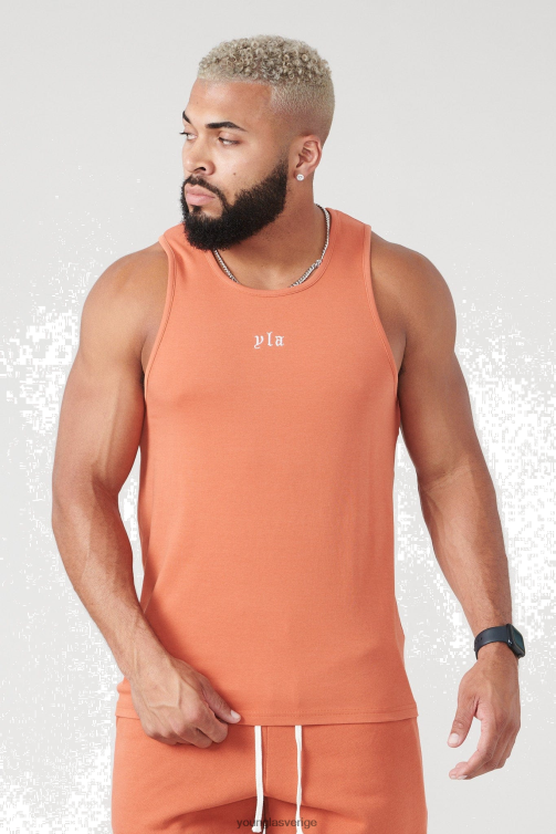 YoungLA män 310 san diego stridsvagnar rostig orange tvätt Kläder 62TXL45