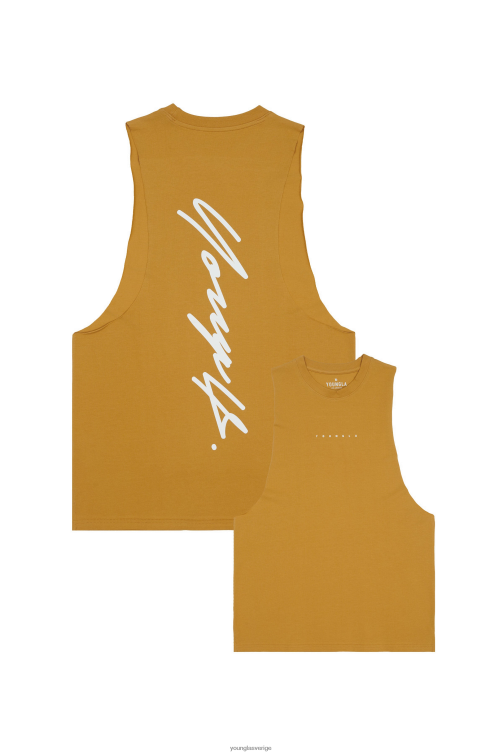 YoungLA män 323 autograf delt tankar senapsgul Kläder 62TXL9