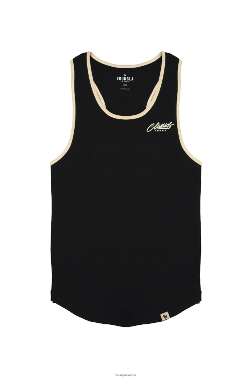 YoungLA män 324 classics stringer tank off-white Kläder 62TXL109