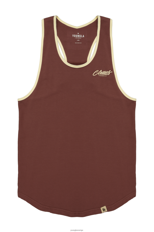 YoungLA män 324 classics stringer tank svart Kläder 62TXL108