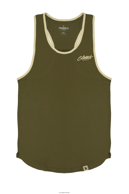 YoungLA män 324 classics stringer tank svart Kläder 62TXL108