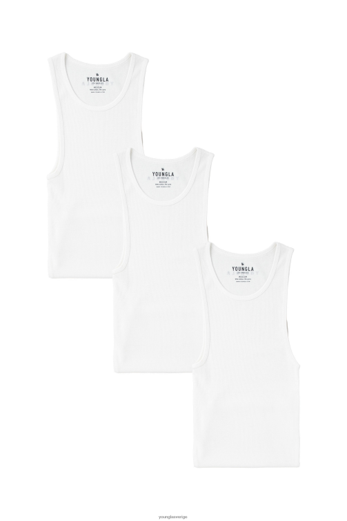 YoungLA män 340 fru älskare - 3 pack helvit förpackning Kläder 62TXL1