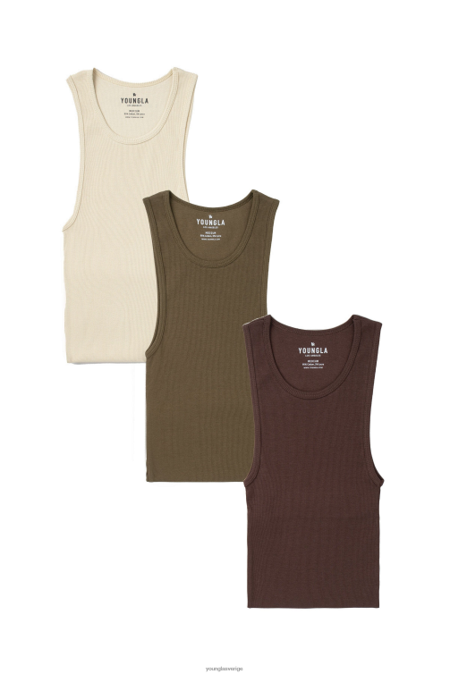 YoungLA män 340 fru älskare - 3 pack jordnära pack Kläder 62TXL2