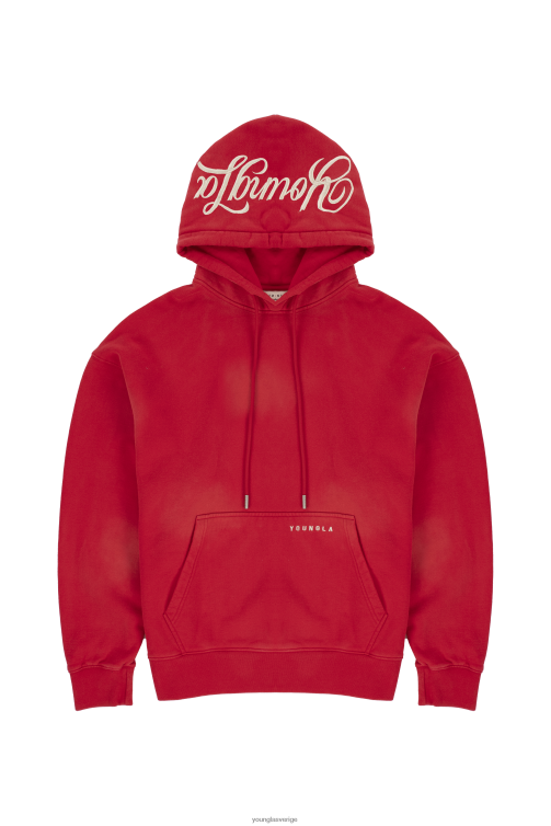 YoungLA män 549 phantom hoodies lila tvätt Kläder 62TXL768