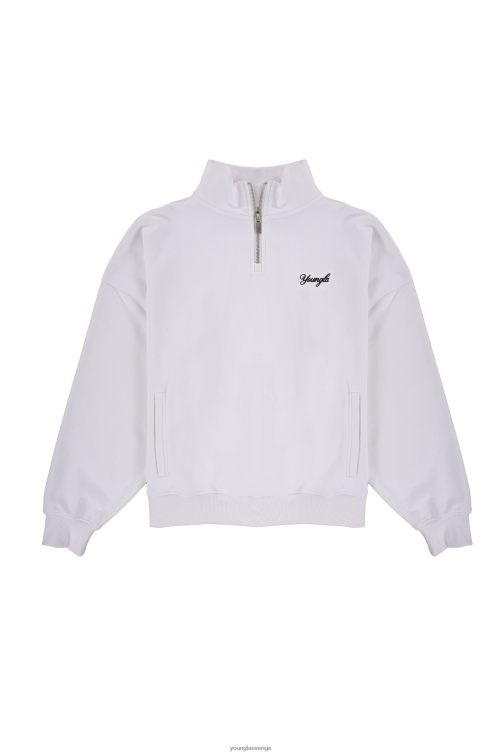 YoungLA män 558 supersized g kvarts blixtlås gråmelerad Kläder 62TXL835