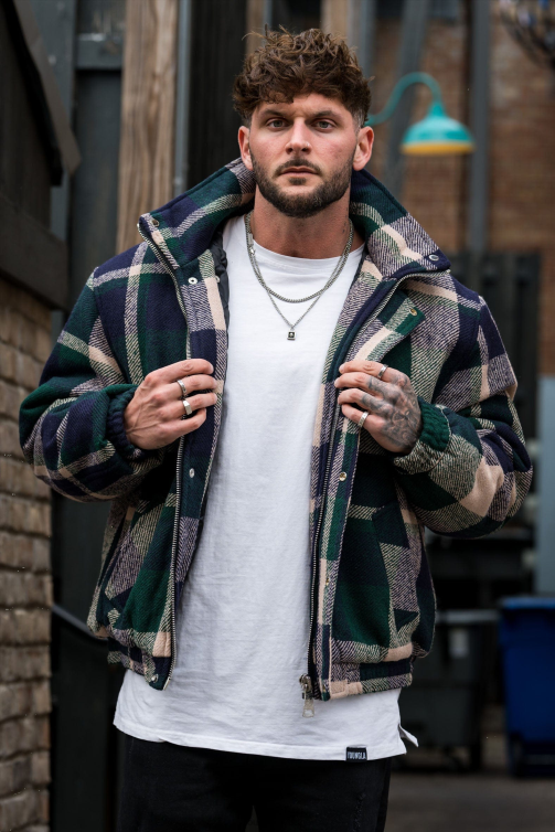 YoungLA män 563 kingpin jackor grön Kläder 62TXL825